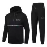 armani tracksuit discount pour homme ea7 hoodie top zipper